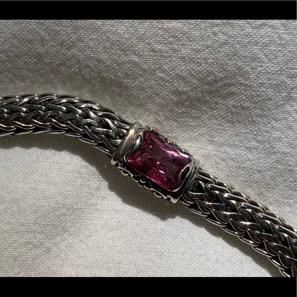John Hardy Pink Sapphire w/ 18K gold accents